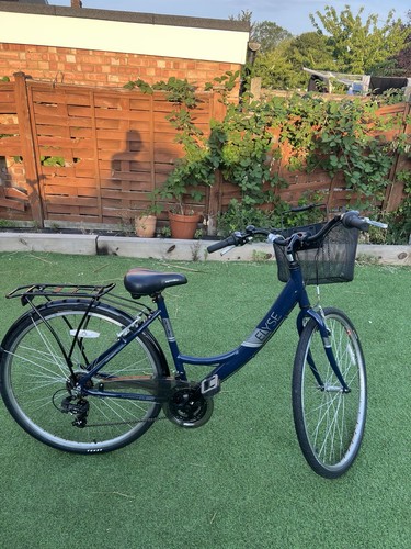 Womens hybrid bike navy blue - womens,